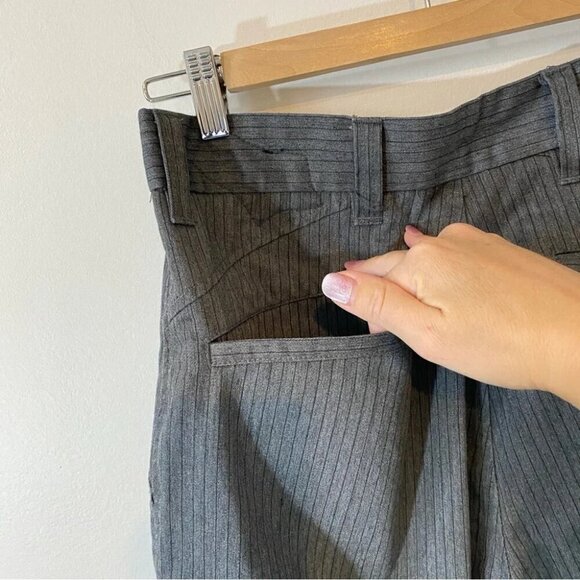 Fox Size 31 Grey and Black Pinstripe Utility Shorts inseam 11in - Picture 16 of 16